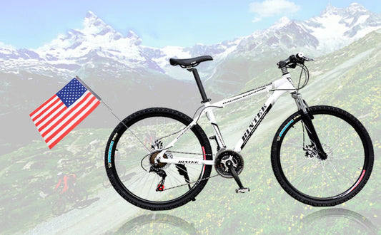 70cm bike flagpole steel wire