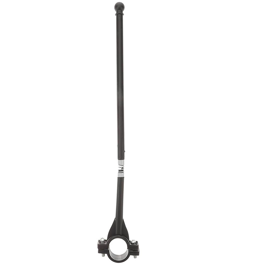 Black bicycle handlebar spring flagpole comes with a small flag, which can be customized