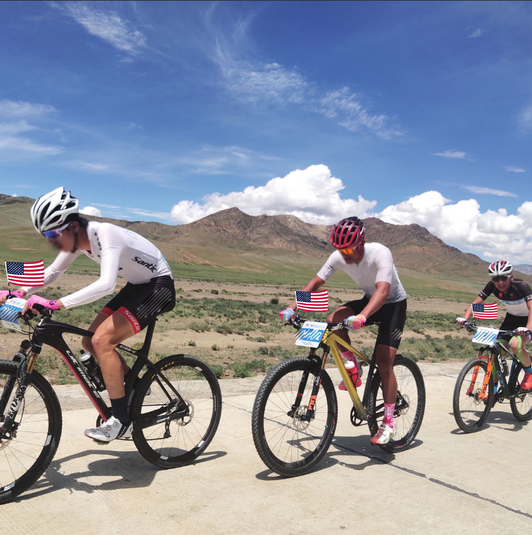 Black bicycle handlebar spring flagpole comes with a small flag customized